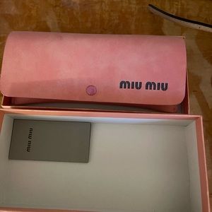 Brand new Miumiu sunglasses